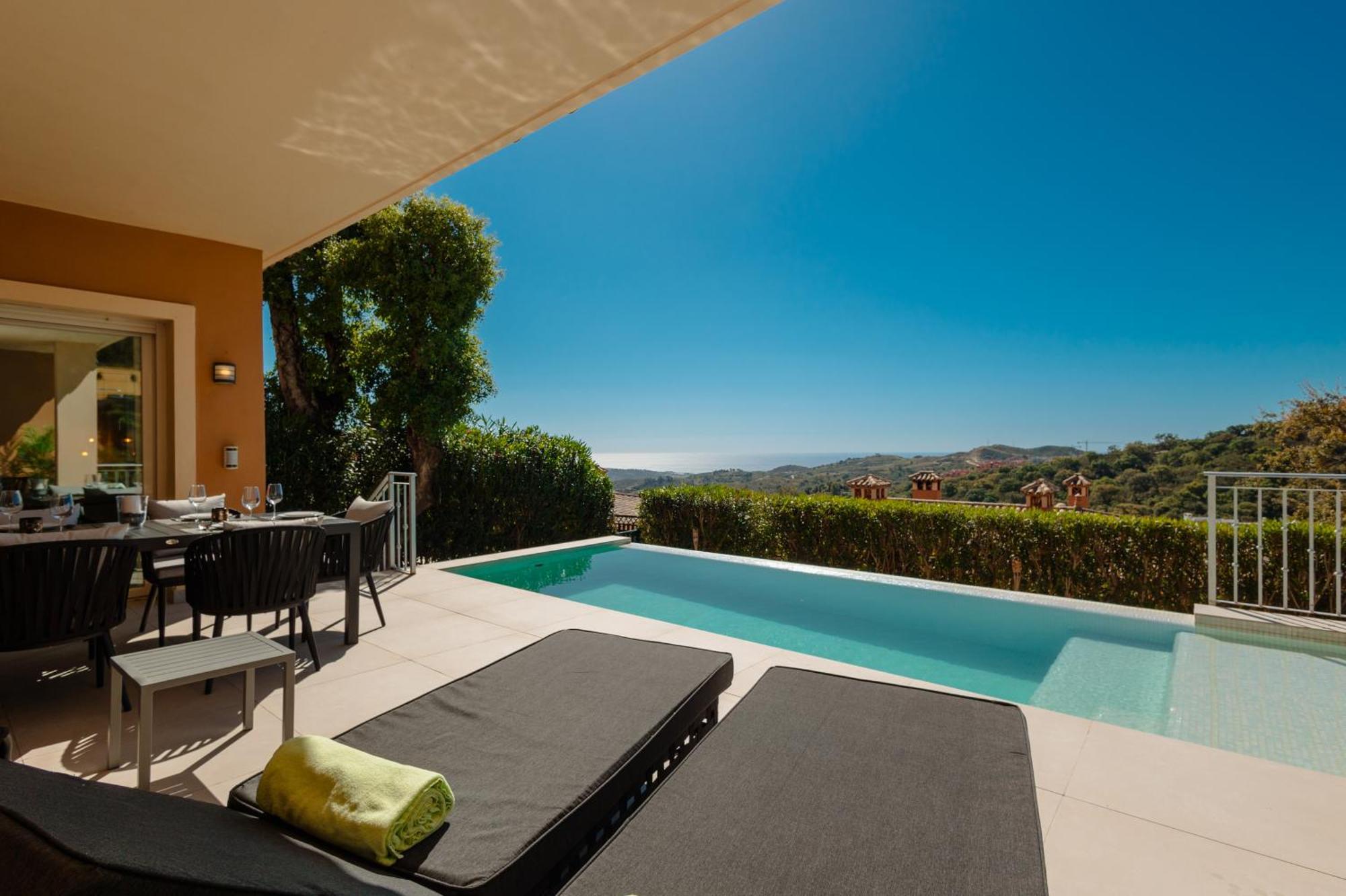 Апартаменти Private Heatable Infinity Pool With Sea Views In La Mairena, Marbella Sitio de Calahonda Екстер'єр фото